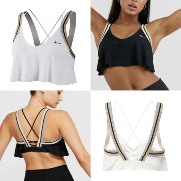 NIKE Mesh/Metallic Glam Dunk Indy Bra 2 / NWT - Picture 4 of 8